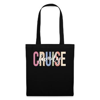 Croisière Vacances Croisière Bateau de croisière - Sac en tissu - noir - Devant