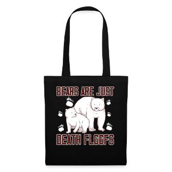 Funny Polar Bears Are Just Death Sisters - Tote Bag - black - Front