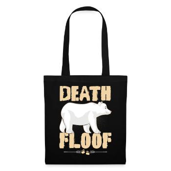 Funny Polar Bear Death Flake Illustration for Wildli - Tote Bag - black - Front