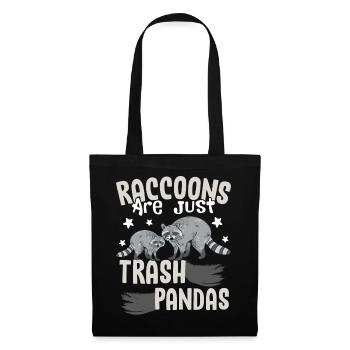 Raccoons Are Just Trash Pandas Raccoons Trash Pand - Tote Bag - black - Front