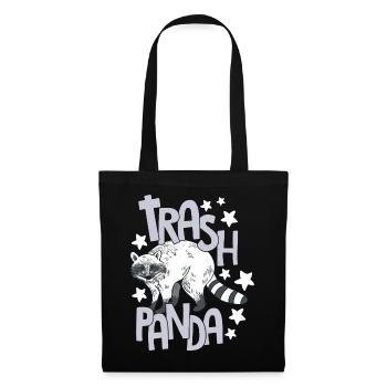 Trash Panda Raccoons Possum Design for Skunk L - Tote Bag - black - Front