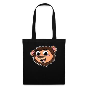 Lion Head Animal - Tote Bag - black - Front