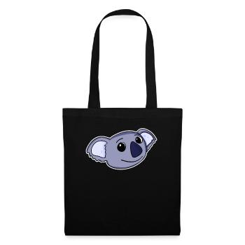Koala Bear Head - Tote Bag - black - Front