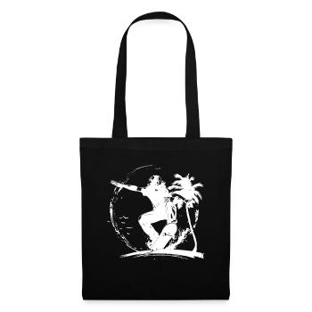 Skateboarding Drawing - Tote Bag - black - Front