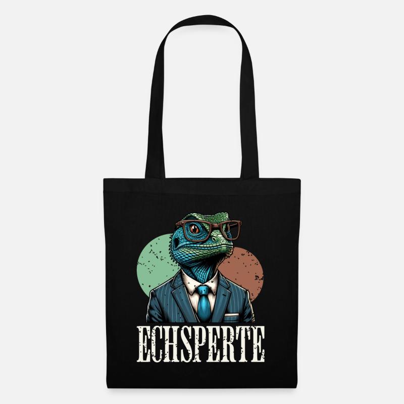 Echsperte - Stoffbeutel - Schwarz