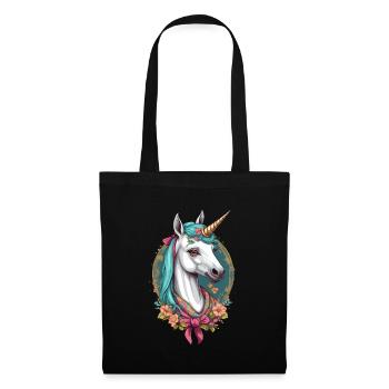 Maman Licorne Maman Drôle Maman Fête des Mères - Sac en tissu - noir - Devant