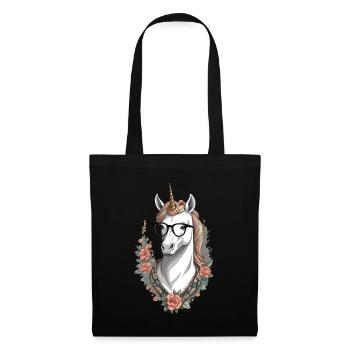 Licorne Maman Maman Drôle Maman Cadeau de Fête des Mères - Sac en tissu - noir - Devant