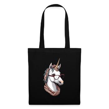 Fière maman licorne maman élégante - Sac en tissu - noir - Devant