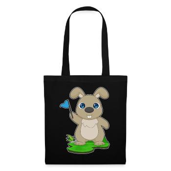 Rabbit Flag - Tote Bag - black - Front
