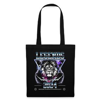 2024 Anniversaire année de naissance Leo - Sac en tissu - noir - Devant