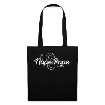 Funny Snake Lover Nope Corde Graphique pour Re - Sac en tissu - noir - Devant