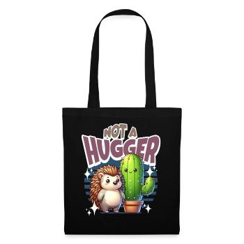 Le cactus hérisson n’est pas un câlin - Sac en tissu - noir - Devant