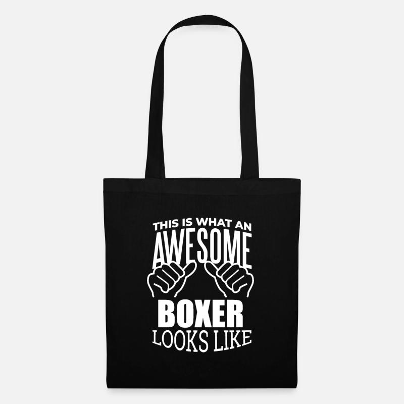 boxe - Sac en tissu - noir