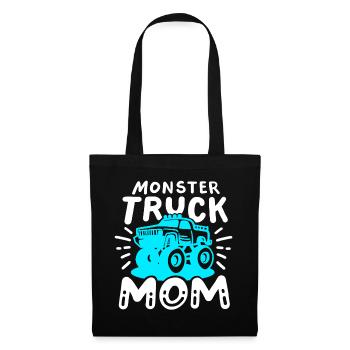 Monstertruck Mama Muttertag - Stoffbeutel - Schwarz - Vorne