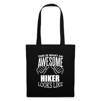 Hiking - Tote Bag - black - Front