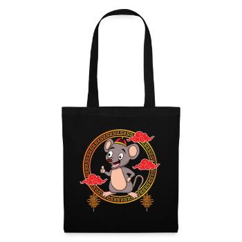 Funny Chinese New Year Of Rat Chinese Zodiac - Tote Bag - black - Front