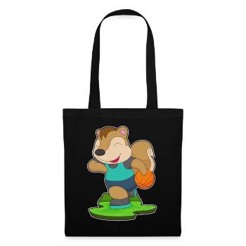Squirrel Basketball Player Basketball - Tote Bag - black - Front