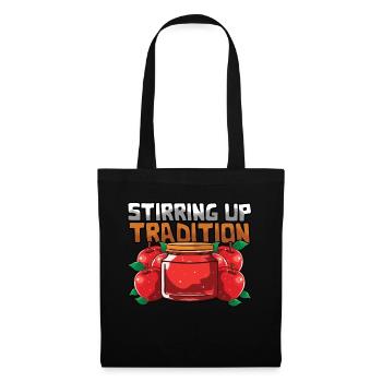Stirring Up Tradition Apple Butter Picker Apple - Tote Bag - black - Front