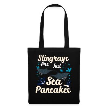 Stingrays Are Just Sea Pancakes Stingrays Are Sea - Tote Bag - black - Front