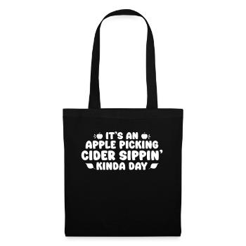 Apple Picker Apple Harvest Season Apple Cider - Tote Bag - black - Front