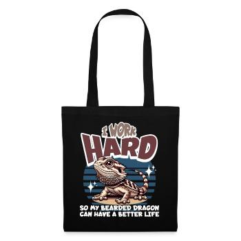 Bartagame Bartagamen Bearded Dragon - Tote Bag - black - Front