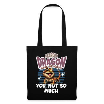 Bartagame Bartagamen Bearded Dragon - Tote Bag - black - Front