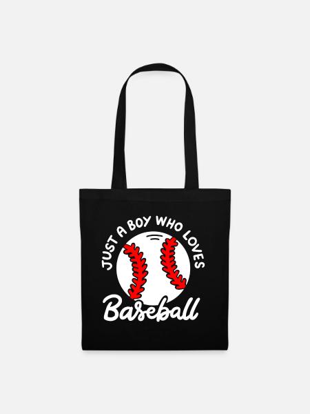 Baseball Baseballspieler - Stoffbeutel - Schwarz