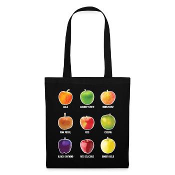 Apple Varieties Different Apples Fruit Apple - Tote Bag - black - Front
