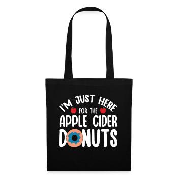I'm Just Here For Apple Cider Donuts Apple Picking - Tote Bag - black - Front