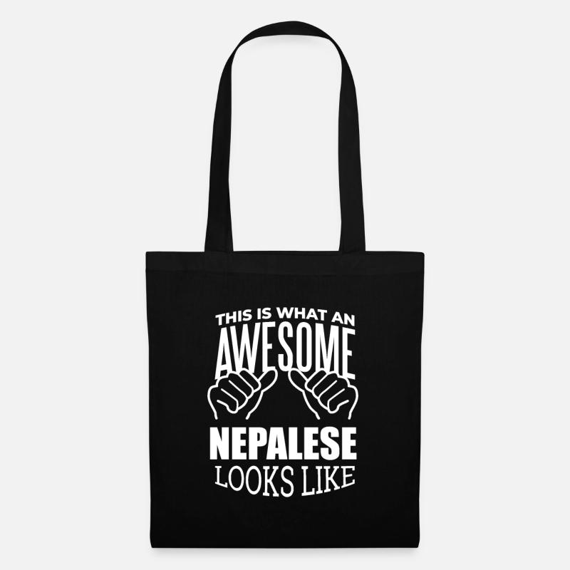 Nepal - Tote Bag - black