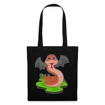 Snake Bat - Tote Bag - black - Front