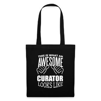 conservateur - Sac en tissu - noir - Devant
