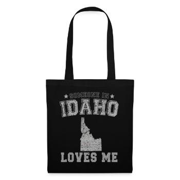 Quelqu’un dans l’Idaho m’aime Grunge - Sac en tissu - noir - Devant