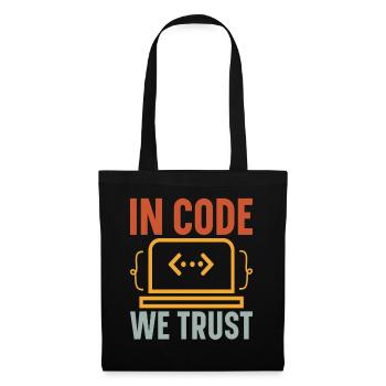 Programmeur Informaticien Cadeau de nerd informatique - Sac en tissu - noir - Devant