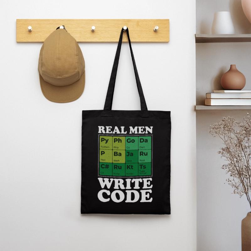 Programmierer Informatiker Computer Nerd Geschenk Stoffbeutel