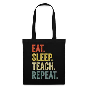 déclaration de l'enseignant - Sac en tissu - noir - Devant