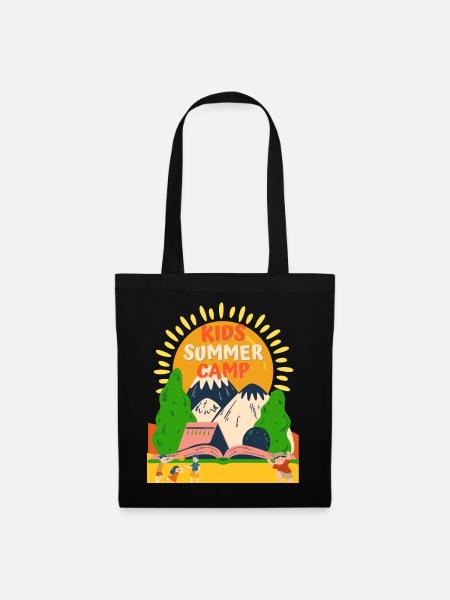 Kids Summer Camp Sunrise - Stoffbeutel - Schwarz