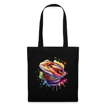 Bartagame Bartagamen Bearded Dragon - Tote Bag - black - Front