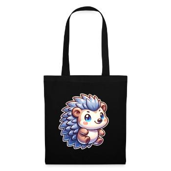 Hérisson - Sac en tissu - noir - Devant