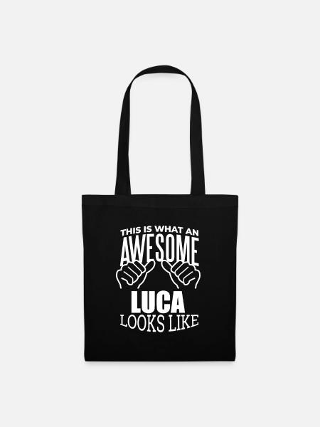 Luca Luca Luca - Stoffbeutel - Schwarz