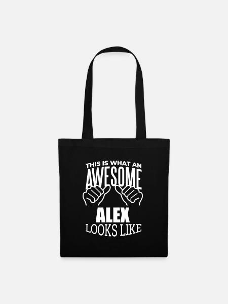 Alex Alex Alex - Stoffbeutel - Schwarz