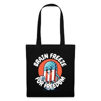 Brain Freeze Rétro Vintage Design Juillet Ice On - Sac en tissu - noir - Devant