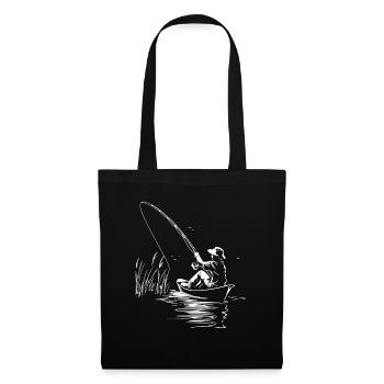 Pêche - Sac en tissu - noir - Devant