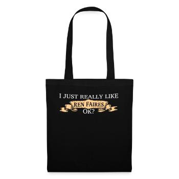 J’aime vraiment les joutes amusantes - Sac en tissu - noir - Devant