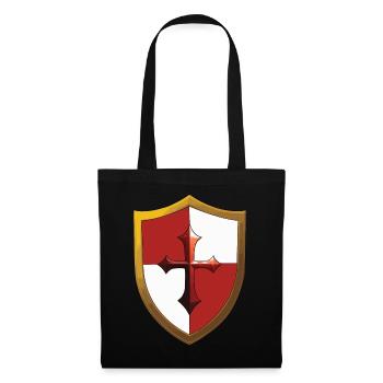 Bouclier Joute Ren Faire - Sac en tissu - noir - Devant