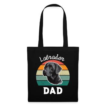 Labrador Dad Vintage Labrador Owner - Tote Bag - black - Front