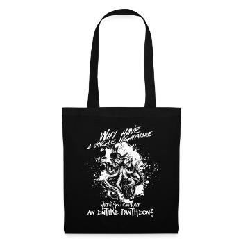 Pantheon - Cthulhu Kult Lovecraft Necronomicon - Stoffbeutel - Schwarz - Vorne