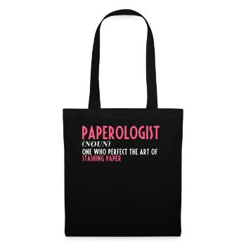 Scrapbooking Scrapbooker Paperologist Art of Pa - Tote Bag - black - Front