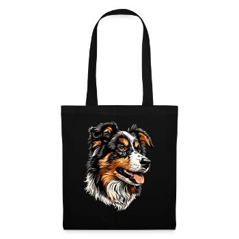 Australian Shepherd Dog Lover Cute Aussie - Tote Bag - black - Front