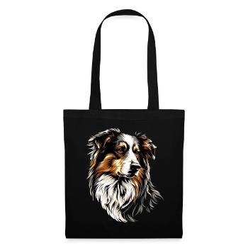 Australian Shepherd Dog Lover Cute Aussie - Tote Bag - black - Front